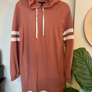 Mauve Sweatshirt Dress